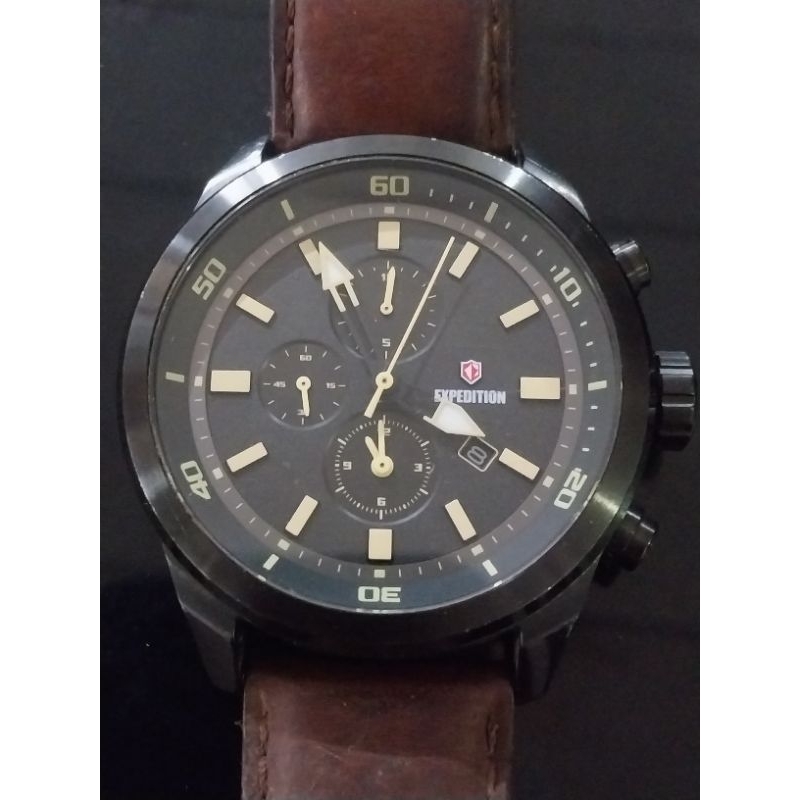 EXPEDITION E 6776 M Jam Tangan Pria chrono aktif second 1274
