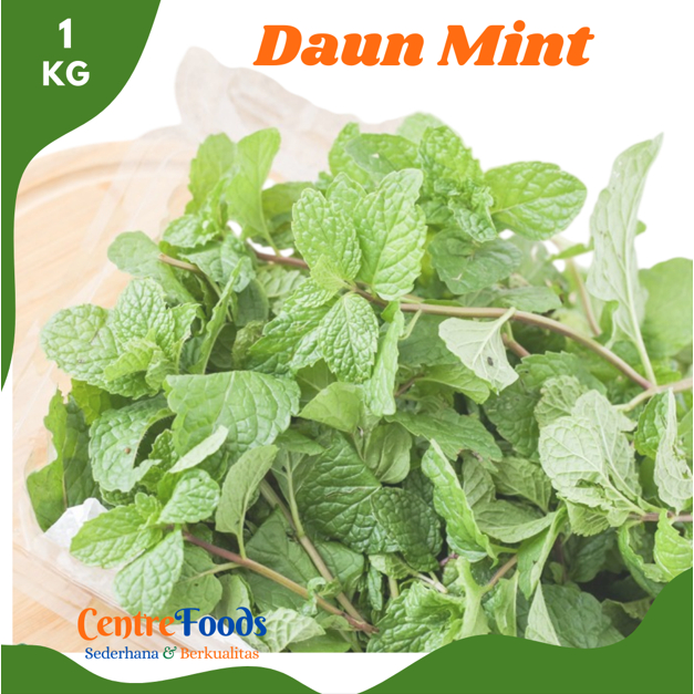 

DAUN Mint Papermint - Spearmint Leaf Fresh [ Berat 1.000gr ] Harga Per KG