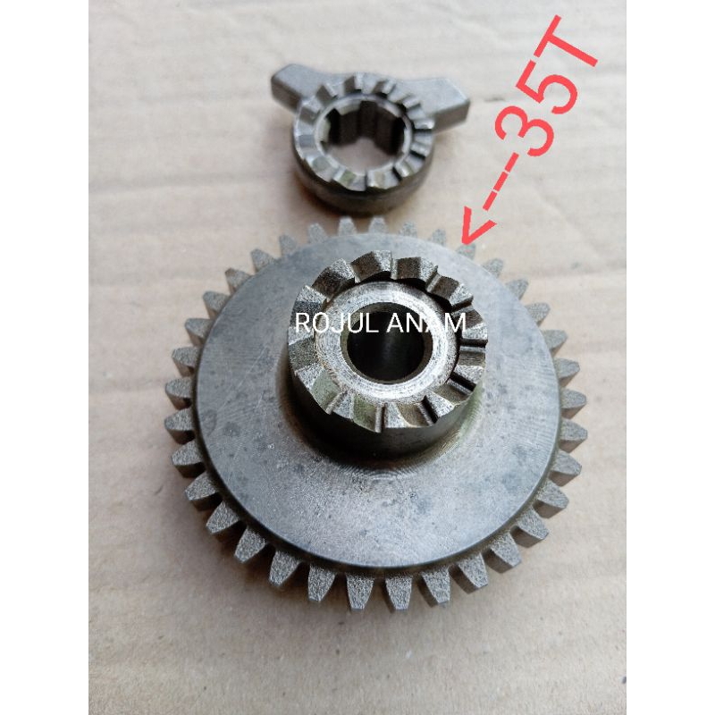 GIGI AS SELAH GIGI AS KICK STARTER SUZUKI SATRIA 2TAK ORIGINAL SECCOND