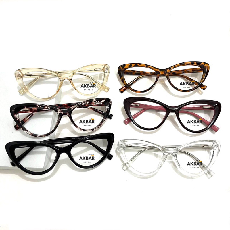Frame Kacamata Cat Eye 1002 Antiradiasi Blueray Photocromic Bluecromic