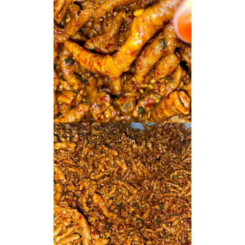 

Keripik Usus Pedas Daun Jeruk,100gr Khas Blitar