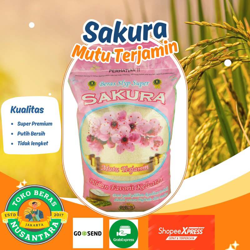 

Beras Sakura – Pilihan Mutu Terbaik Berat 5 liter/5kg/10kg/20kg