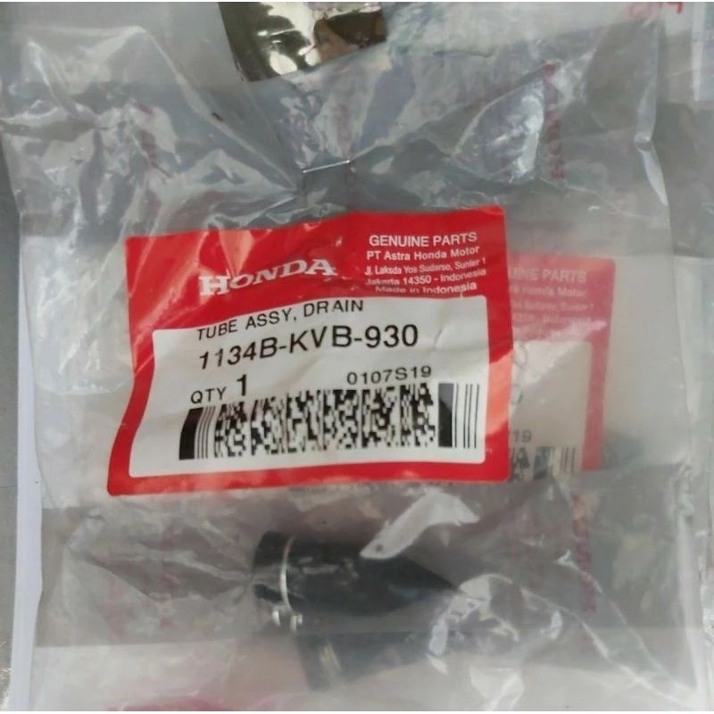 Tube Assy Drain Honda Vario 110 CW