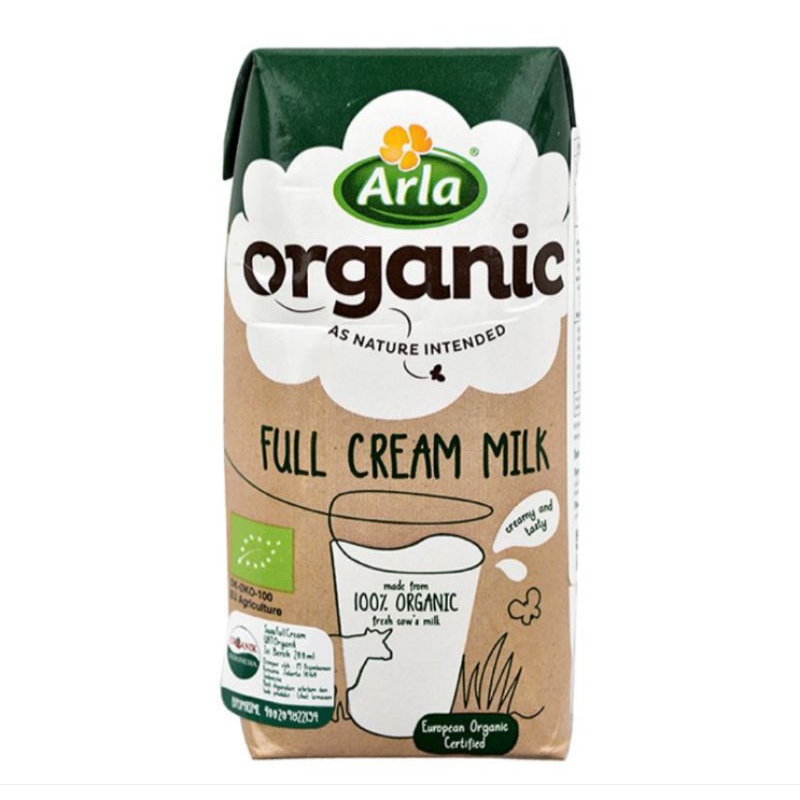 

Arla Organic Full Cream UHT Milk Kotak 200 g