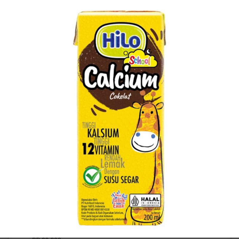 

HiLo UHT Susu Cair Cokelat 200 ml