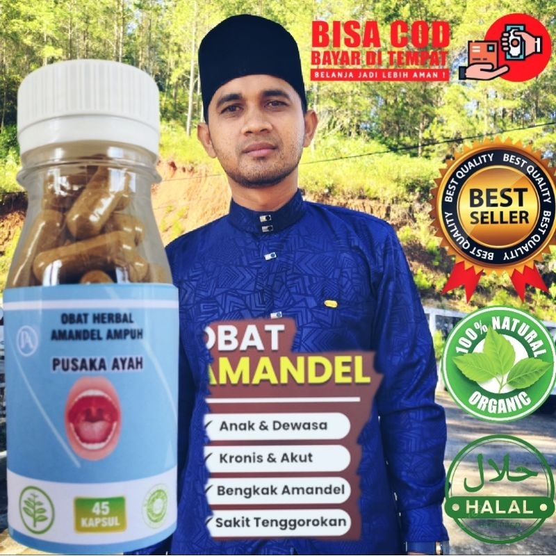 

amandel herbal (PUSAKA AYAH) isi 45