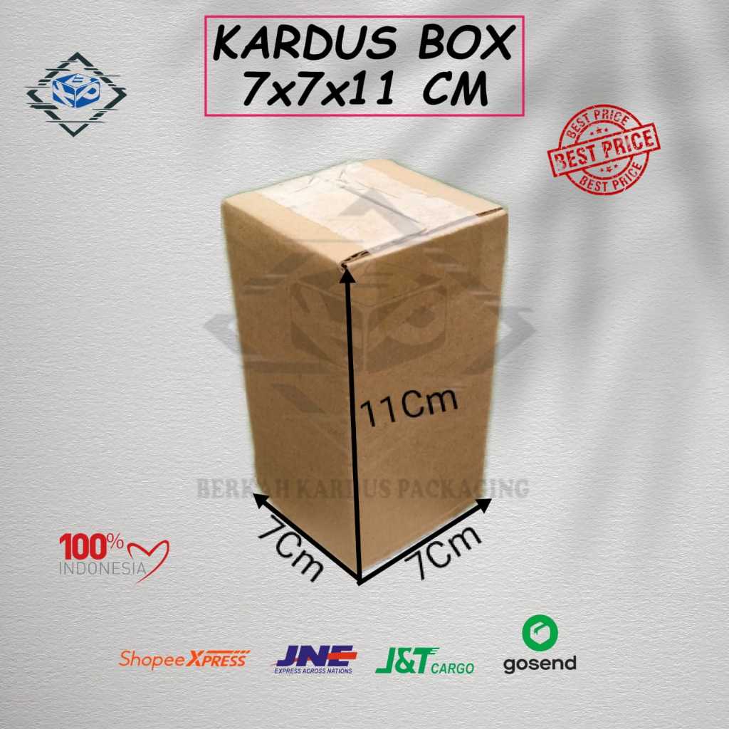 

Kardus box 7x7x11 cm single wall baru