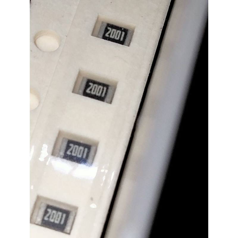 Resistor smd 0805 2k 1% (10pcs)