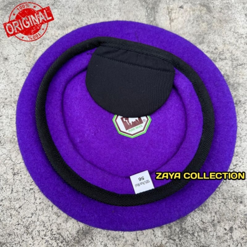 BARET UNGU MENWA CAMEL WOOL