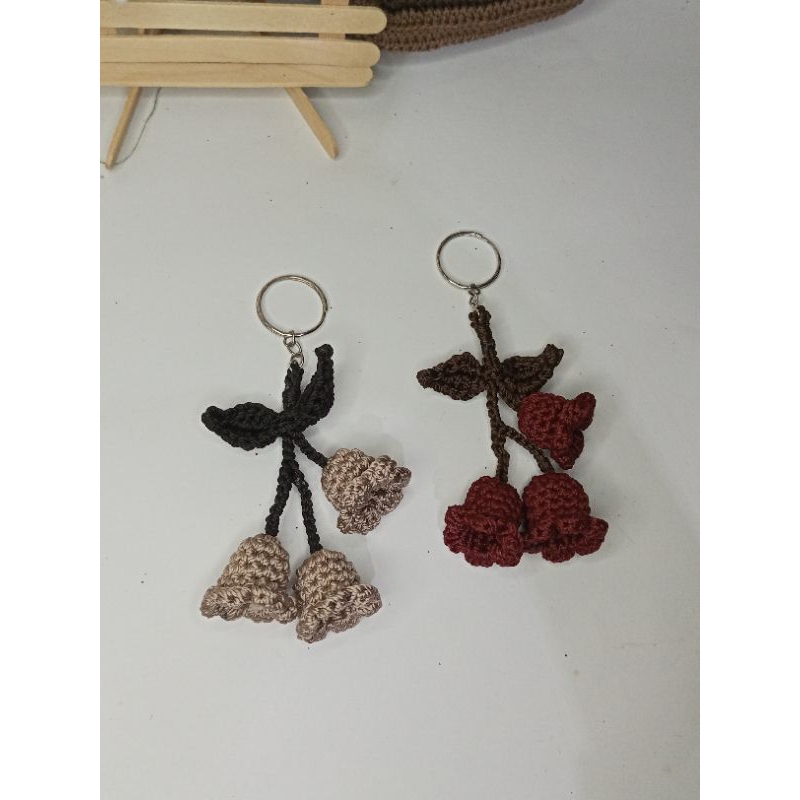 GANTUNGAN KUNCI BUNGA LONCENG HANDMADE