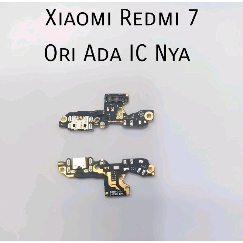 Connector Charger Xiaomi Redmi 7 Original Full Komponen Ic Papan Board Charger + IC Redmi 7
