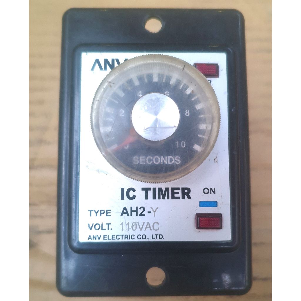 IC TIMER AH2-Y 10S Ac 110V CHCKC CONTACT: 5A 110VAC