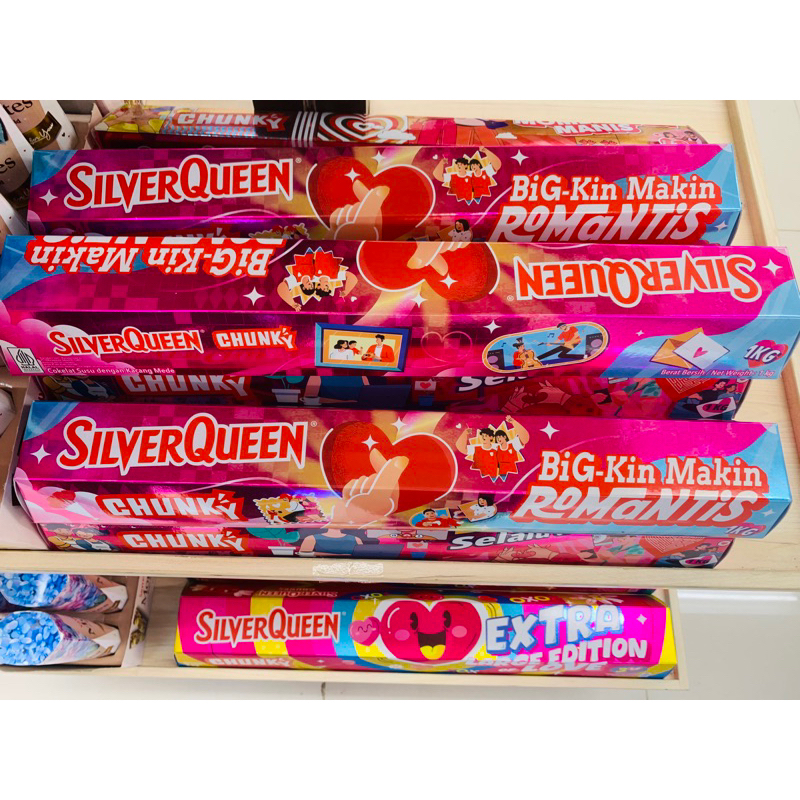 

Cokelat Silverqueen ChunkyBar 1KG edisi Valentine LGSG KIRIM