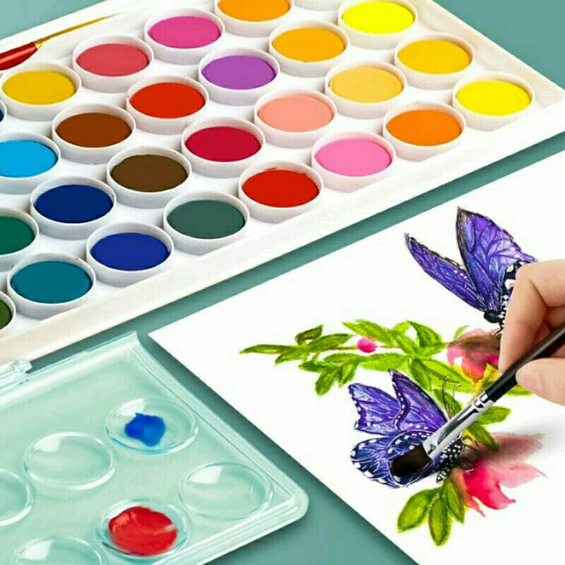 

Cat Air Watercolor Painting Isi 12 dan 21