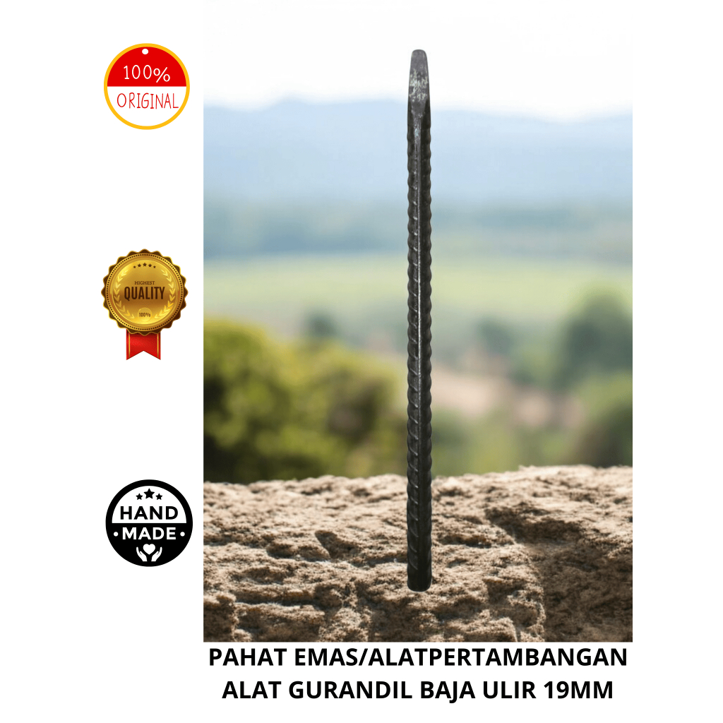 Pahat emas alat pertambangan 60cm/ gurandil emas. panjang pahat 60cm