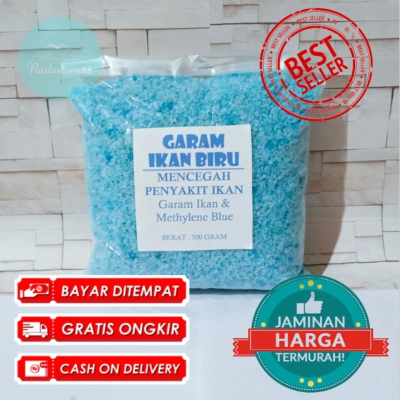 

GARAM GAREM IKAN BIRU / BLUE SALT 500 GR AQUARIUM KOLAM AQUASCAPE