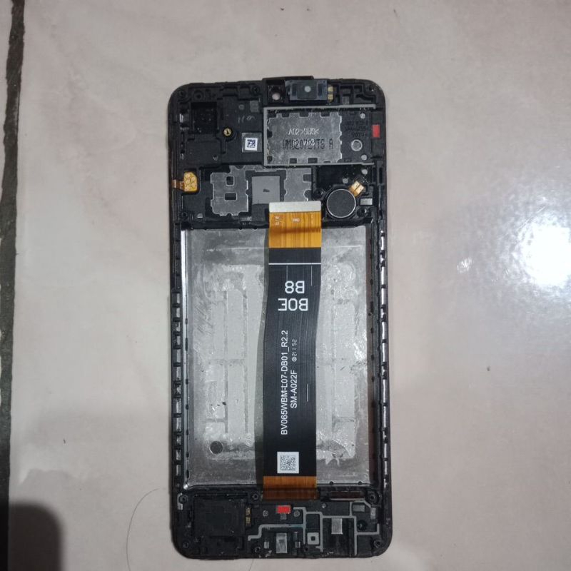 FRAME TATAKAN LCD SAMSUNG A02 A022 ORI COPOTAN