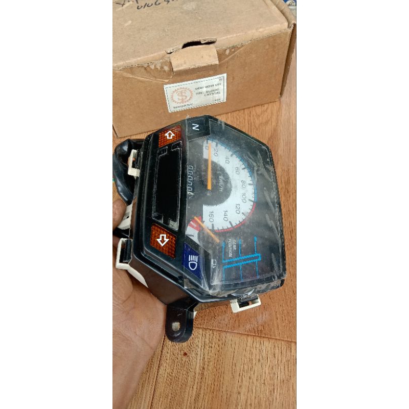 spedometer spedo speedometer Suzuki crystal crystal tune tornado non original NOS