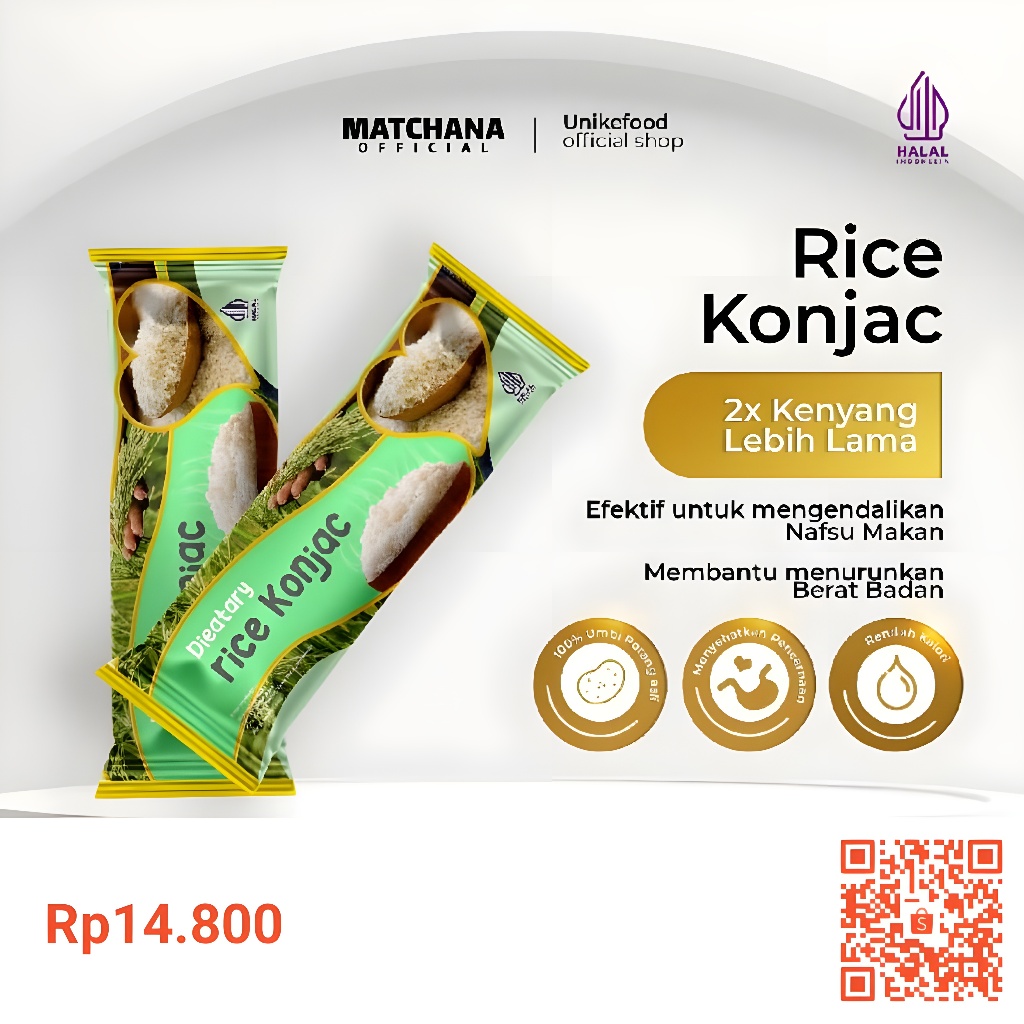 

Beras Porang Untuk Diet Sachet 40g