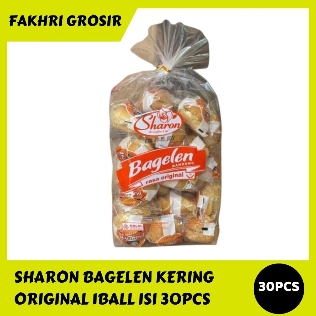 

SHARON BESAR Bagelen Kering Sharon isi 30pcs [BESAR/BANYAK]/Bagelen kering Bandung