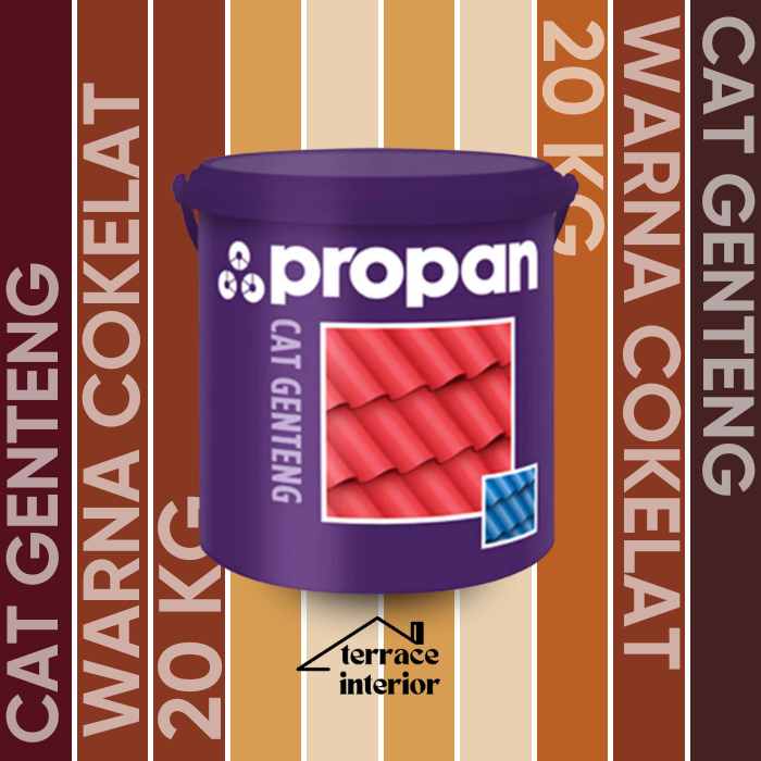 Cat Genteng Propan Warna Cokelat 20 Kg