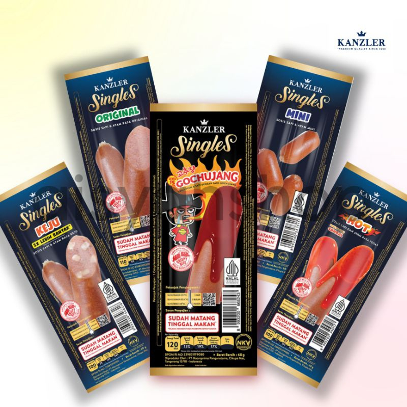 

Kanzler Sosis Singles Siap Makan | Sosis Kanzler Single - Original