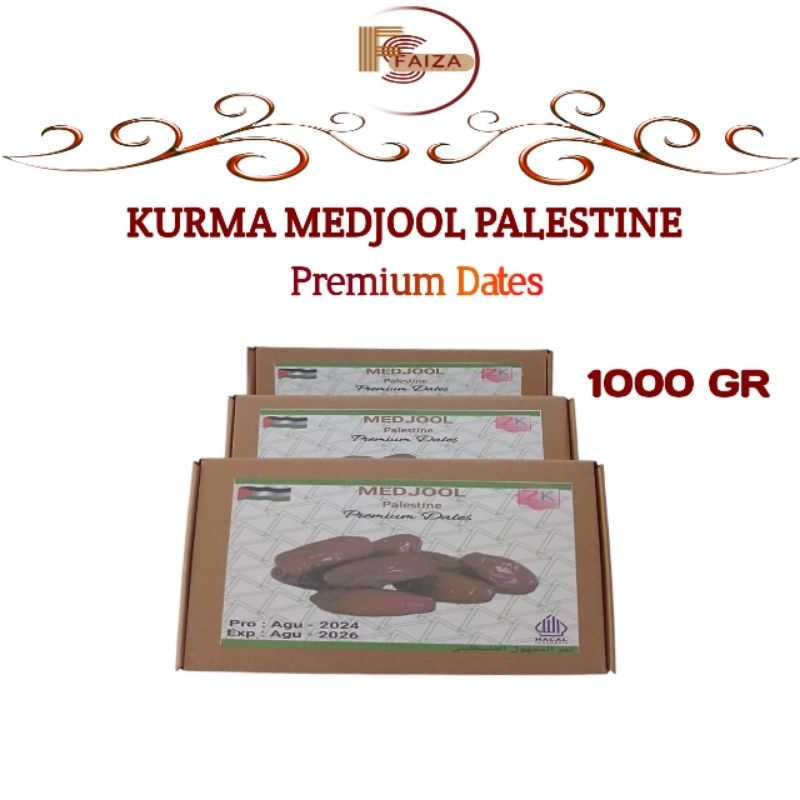 

Kurma Medjool Palestine 1 Kg Premium Dates