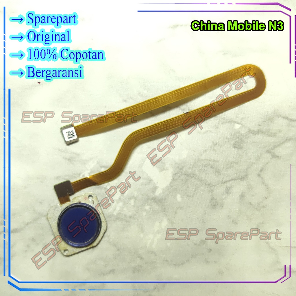 Fingerprint China Mobile N3 Fleksibel Sensor Sidik Jari Copotan