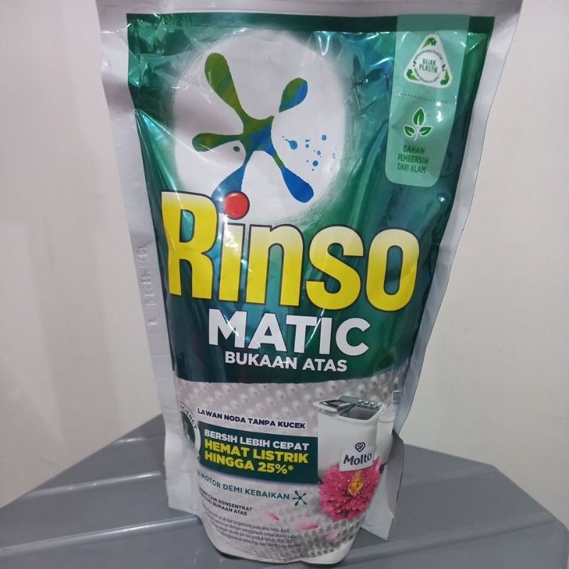 Rinso Cair Matic 700ml | Rinso Cair Matic Bukaan Atas