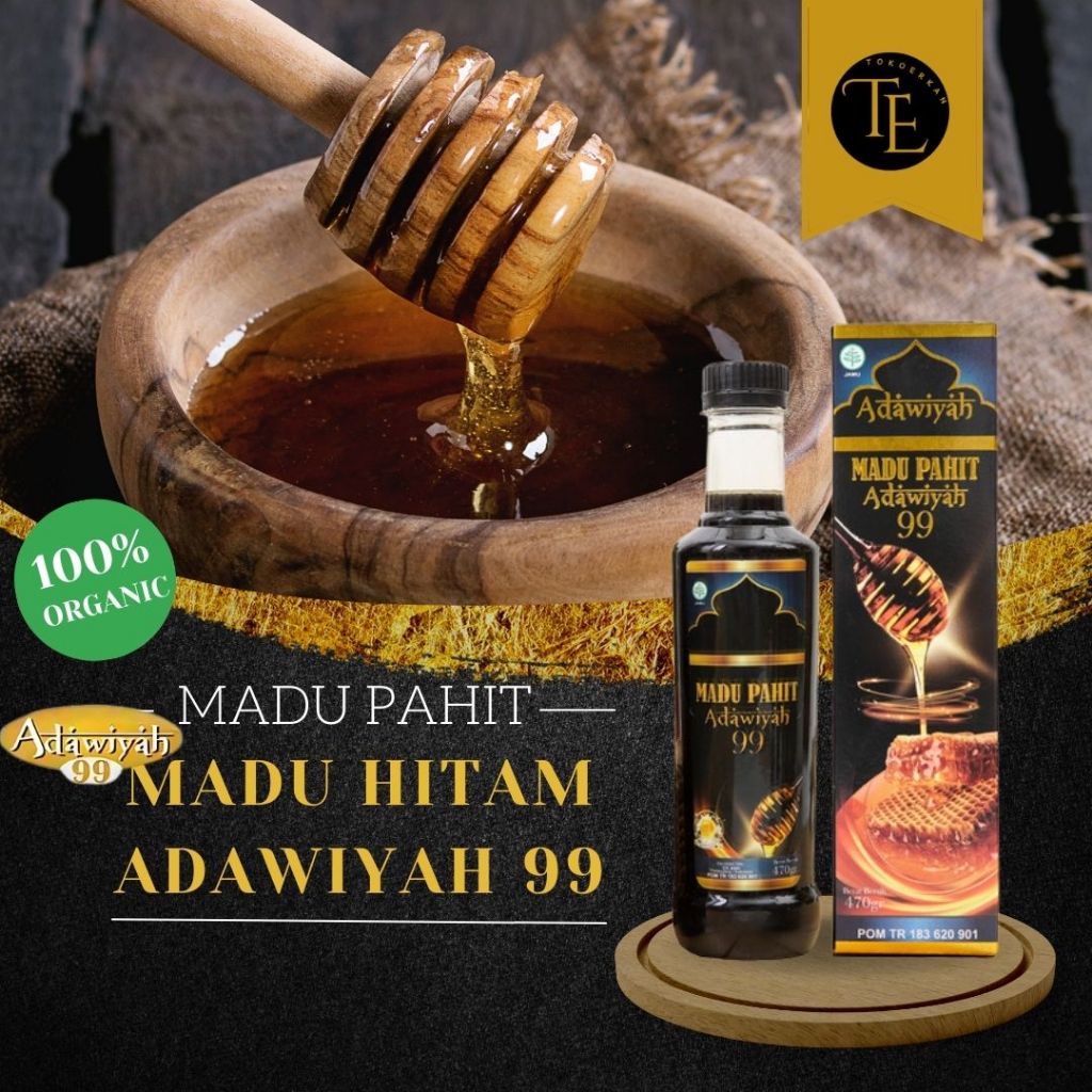 

Madu Hitam Pahit Adawiyah 99 Original 100% Asli Daun Insuline Plus Propolis Untuk Daya Tahan Tubuh Stamina Pria Diabetes Gula darah Tinggi