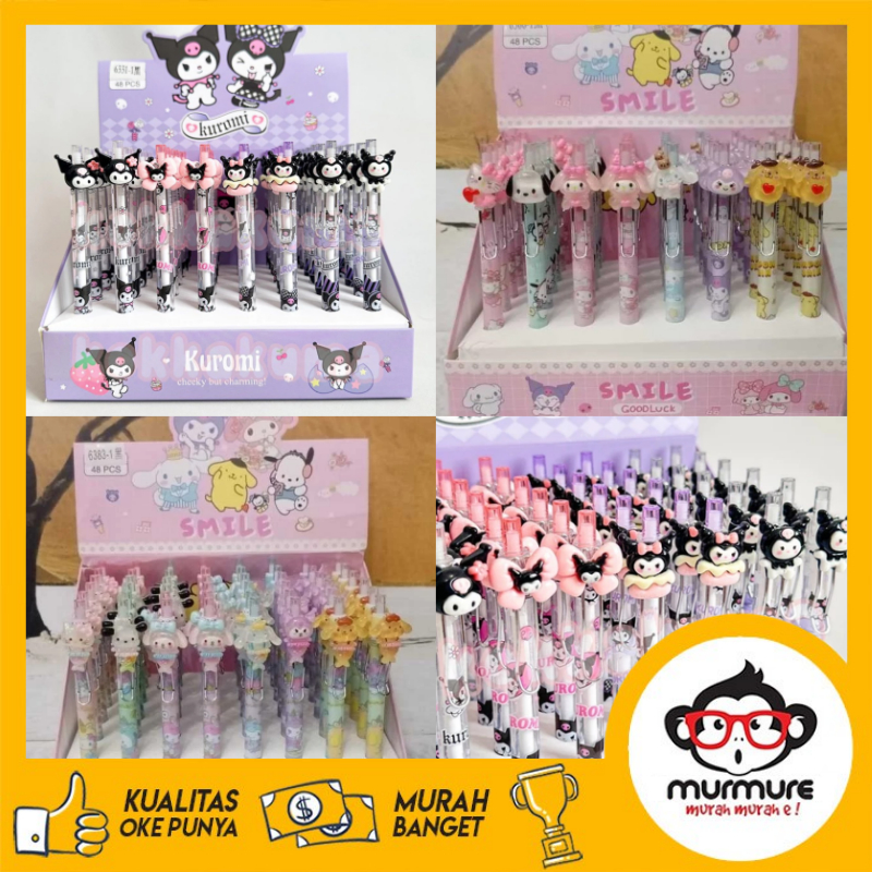

MURMURE I PULPEN GEL KUROMI SANRIO ALAT TULIS PENA MEKANIK / PULPEN MERAH / PULPEN SEKOLAH