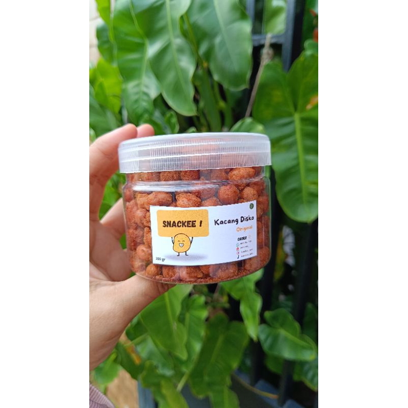 

Snackee! Kacang Disko Original manis² gurih kemasan mini(full kacang tidak kebanyakan tepung)