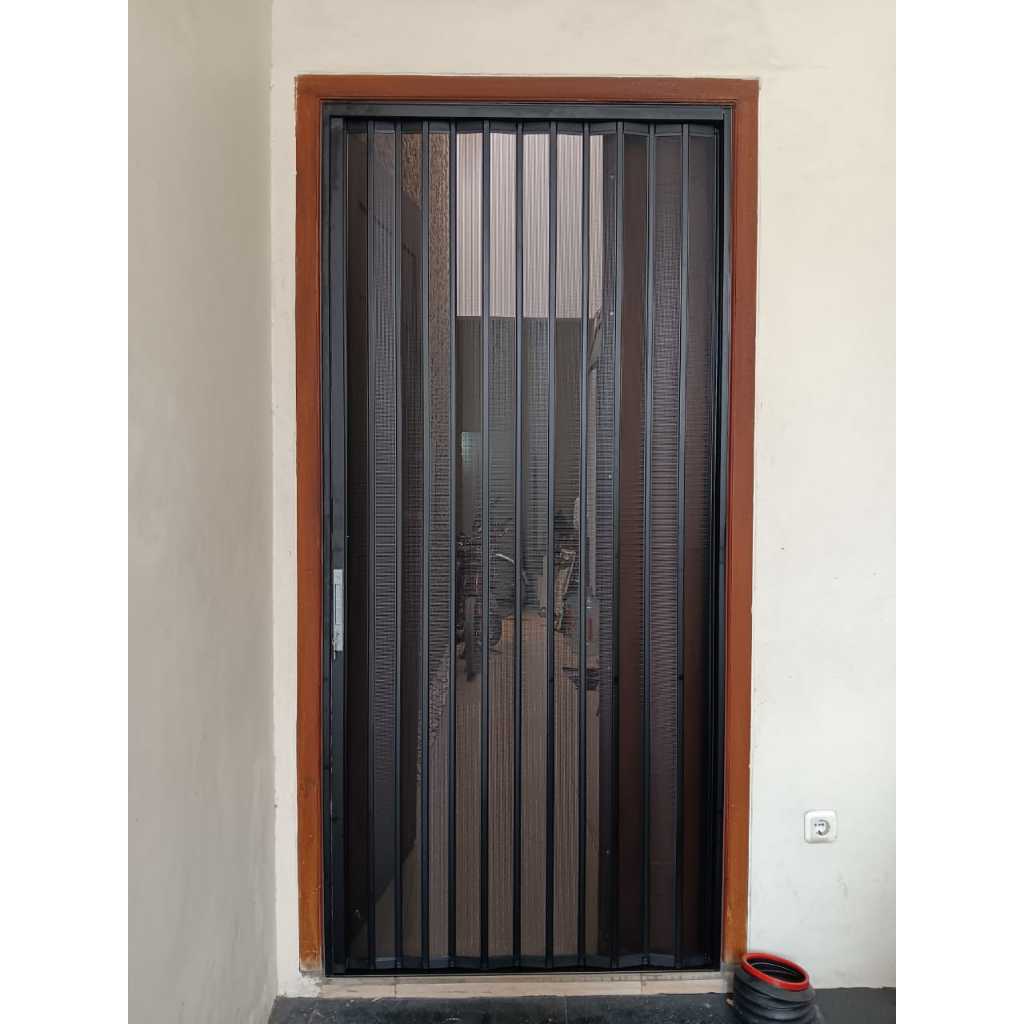 ALUFLEX MESH DOOR | Pintu Kasa Lipat Aluminium | Pintu Aluminium Awet