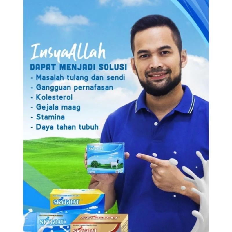 

Susu Kambing Etawa Skygoat 1 Box Isi 10 Sachet Original