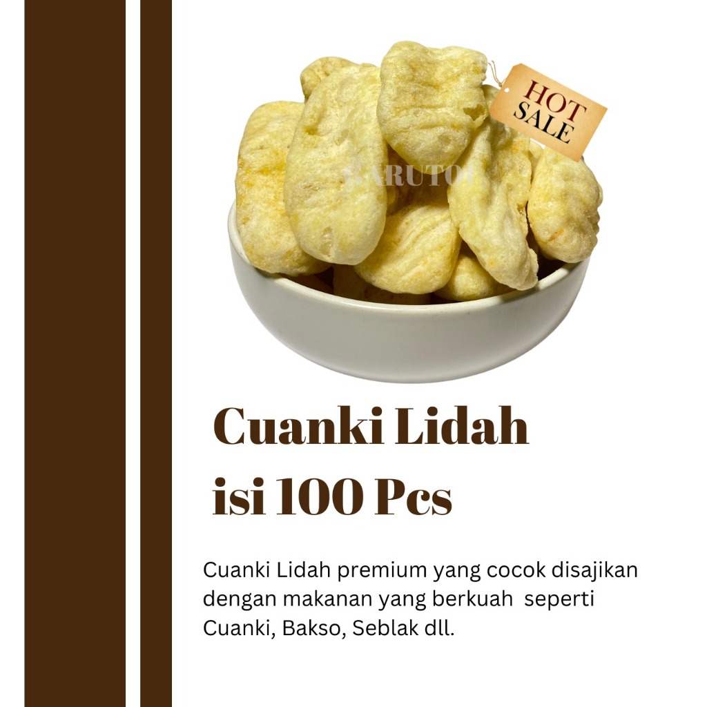 

cuanki lidah Kualitas isi 100
