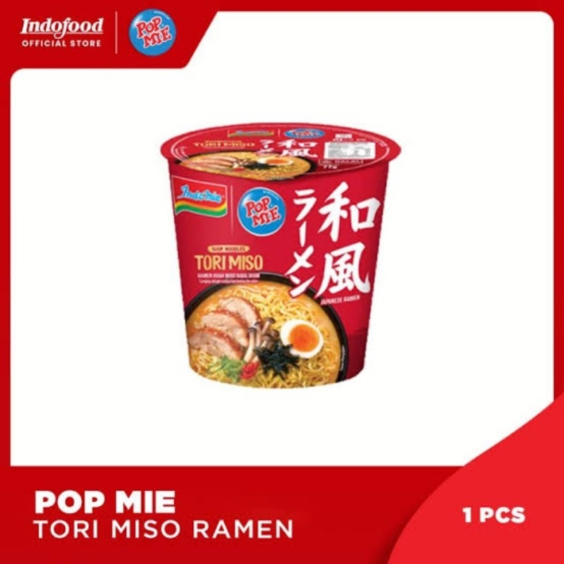 

Pop mie tori miso 75g