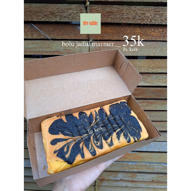 

Bolu jadul vanila marmer 20x10cm - bykeik