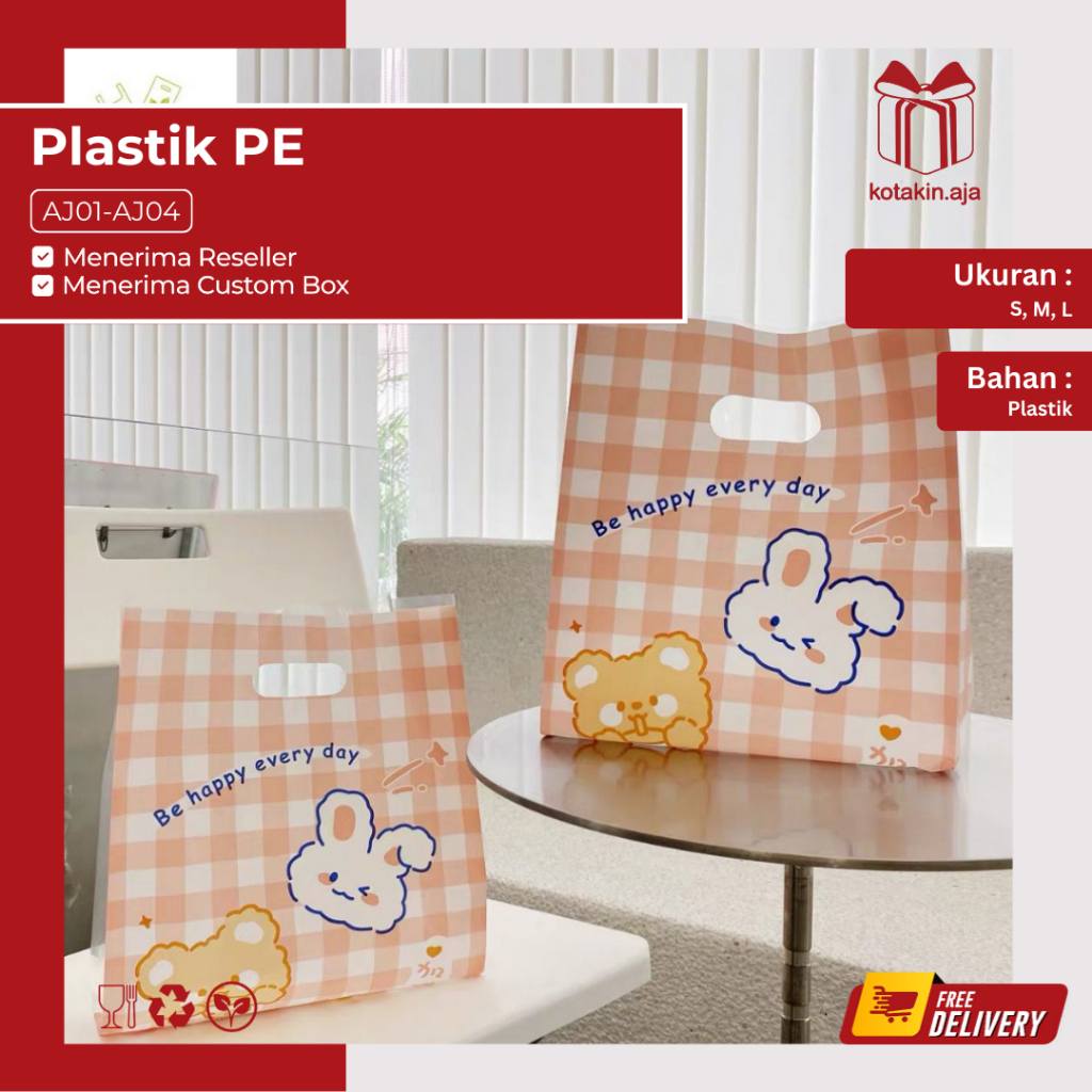 

Plastik Motif / Kantong Plastik Motif / Kresek Motif / Paperbag Plastik Motif I AJ01-AJ08