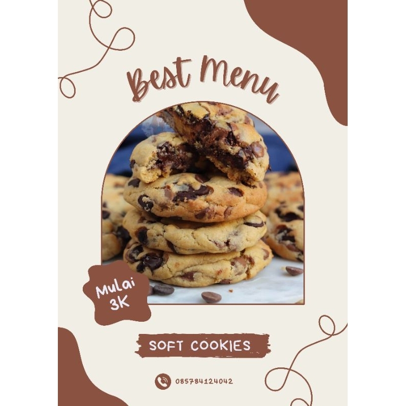 

SOFT COOKIES. chocolate cookies. original cookies. matcha cookies. redvelvet cookies.