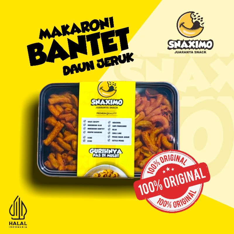 

Makaroni Panggang/Bantet Sanximo Rasa Pedas Daun Jeruk || Rasanya Enak dan Lezat || Snaximo Rajanya Snack