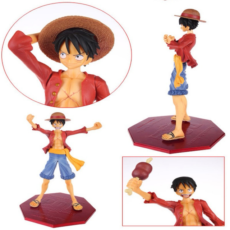 READY Action Figure Luffy POP Portrait Of Pirates Anime One Piece MEGAHOUSE