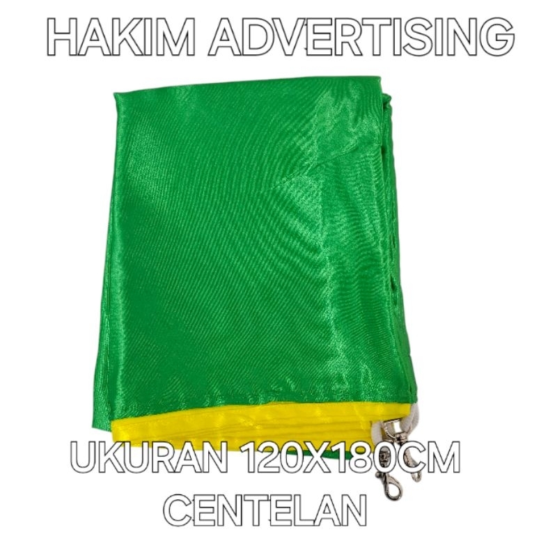 

Bendera merah putih dan bendera latihan ukuran 120x180cm bahan satin