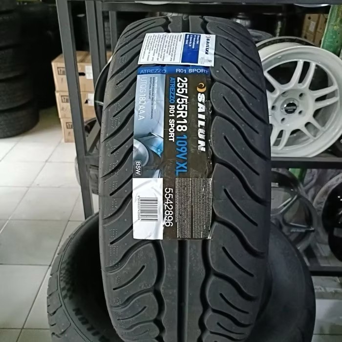 BAN MOBIL RING 18 TIPE SEMI SLICK SAILUN ATREZZO R01 SPORT 255 55 R18 BAN TUBLES EMPUK