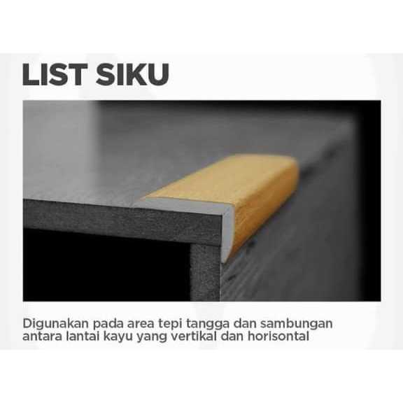 Siku PVC Solid Untuk  Siku Tangga