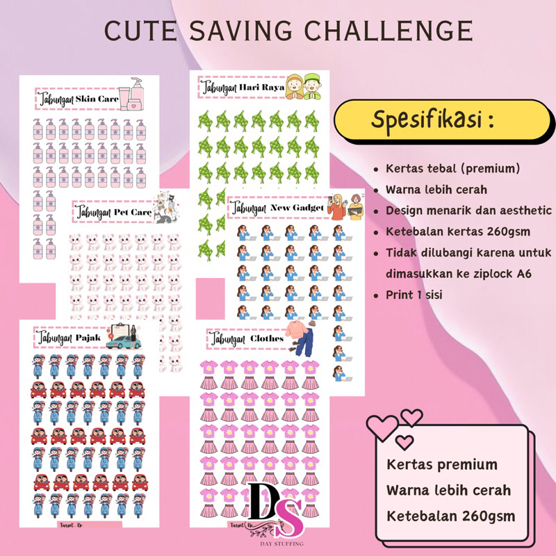 

CUTE SAVING CHALLENGE