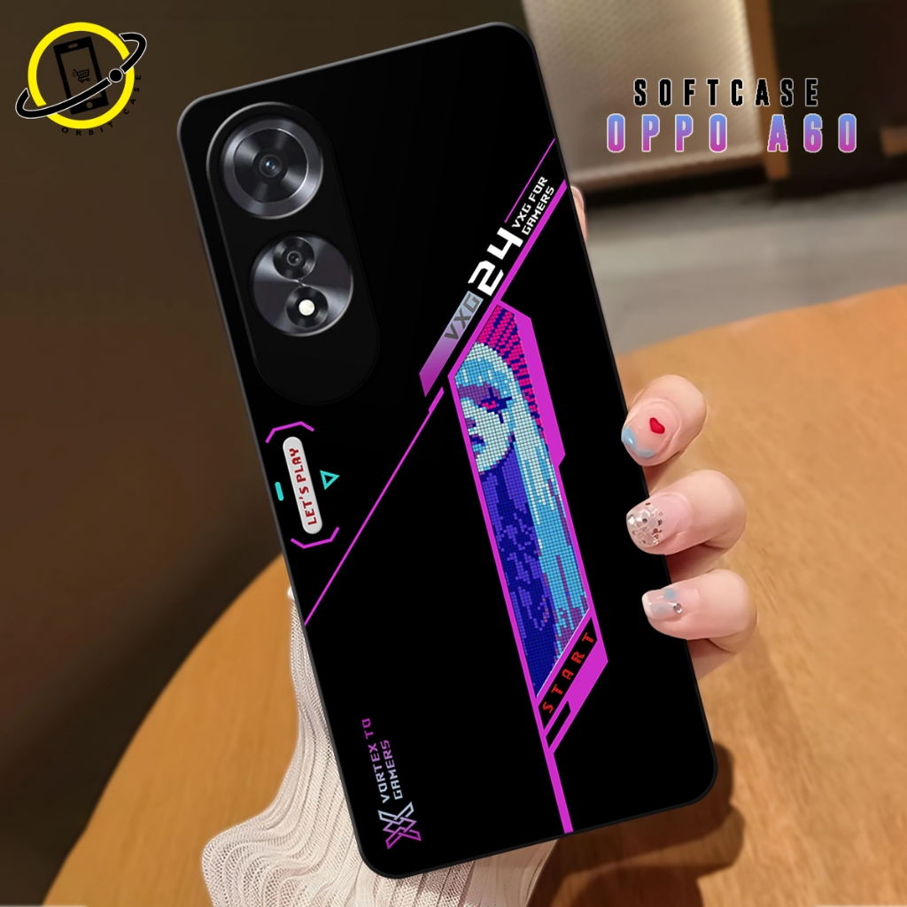 Orbit - Softcase Untuk OPPO A60 Terbaru - Motif Desain Premium 2025 - Case Protect Camera - Case Hp 