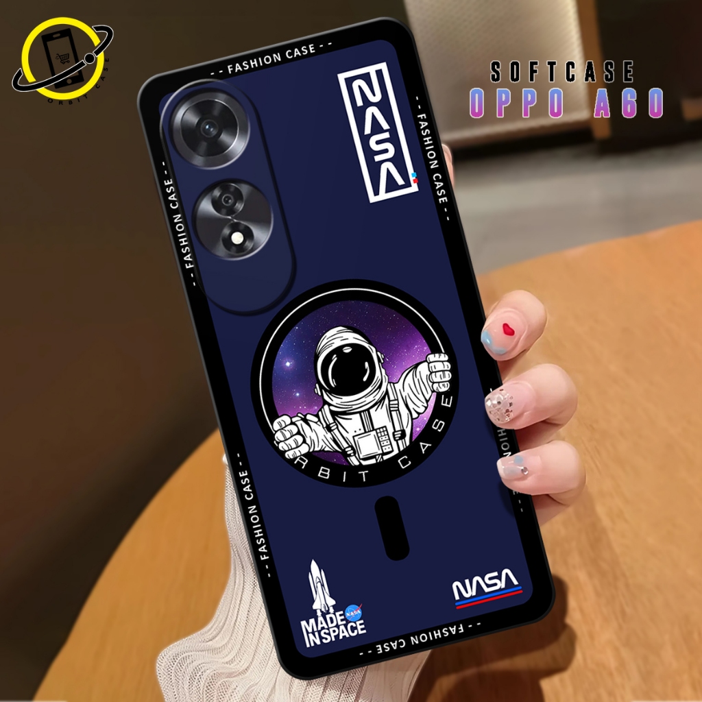 Orbit - Softcase Untuk OPPO A60 Terbaru - Motif Desain Premium 2025 - Case Protect Camera - Case Hp 