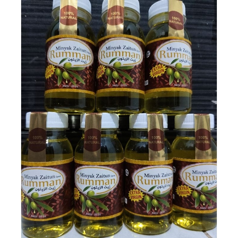 

Minyak Zaitun Rumman 80 ml 100% Natural Extra Virgin Mirip Le Richie Bisa di Minum
