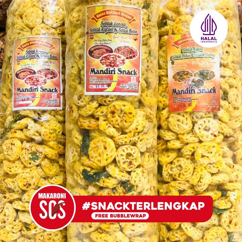 

500GR | 1/2KG Kerupuk Seblak Rafael Rasa Pedas Kencur Kerupuk Sebring Mawar