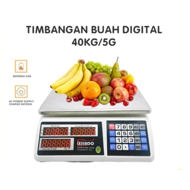 Timbangan 40 kg digital QME